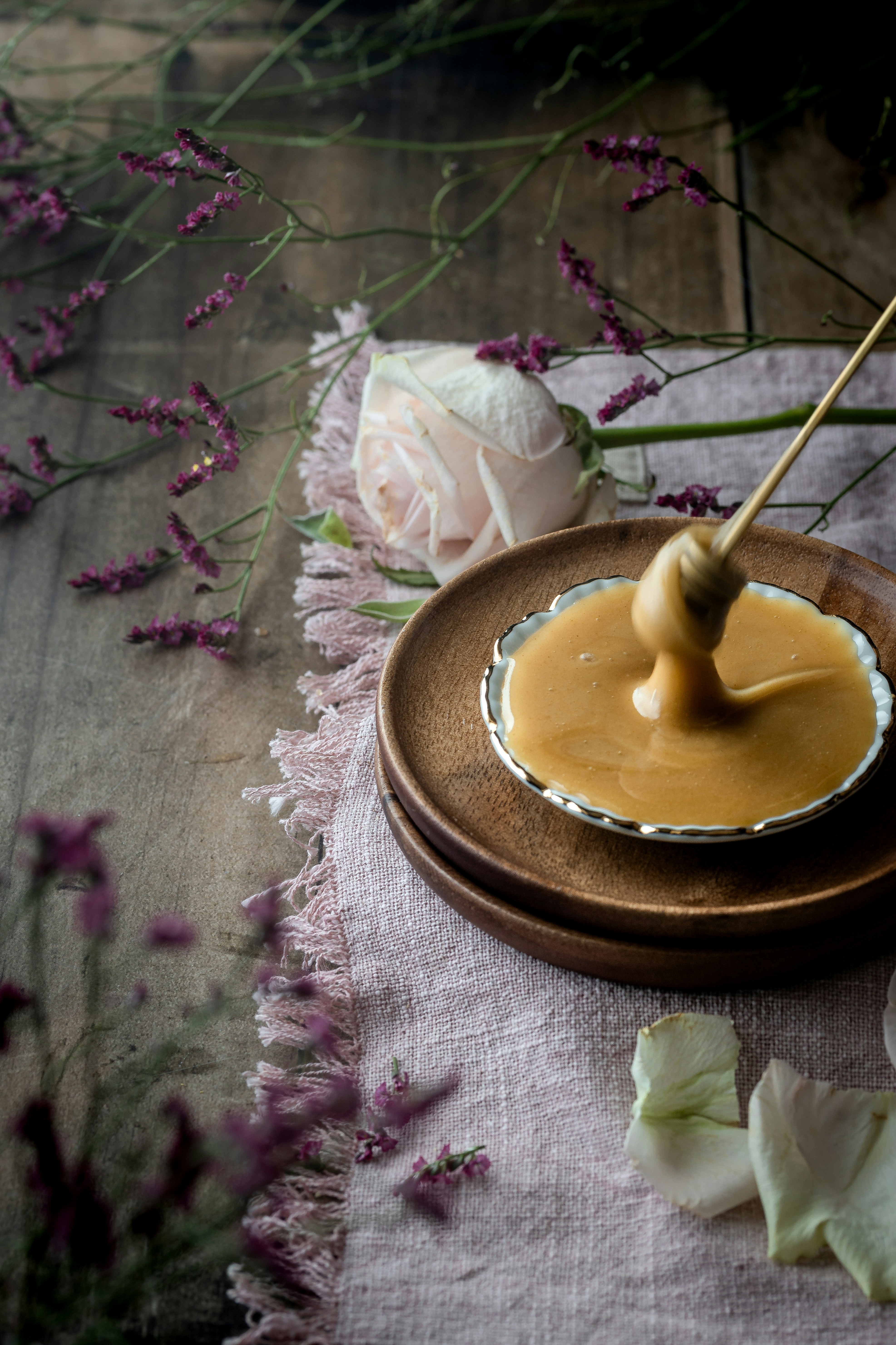 Jar of Creamed Honey and Dipper